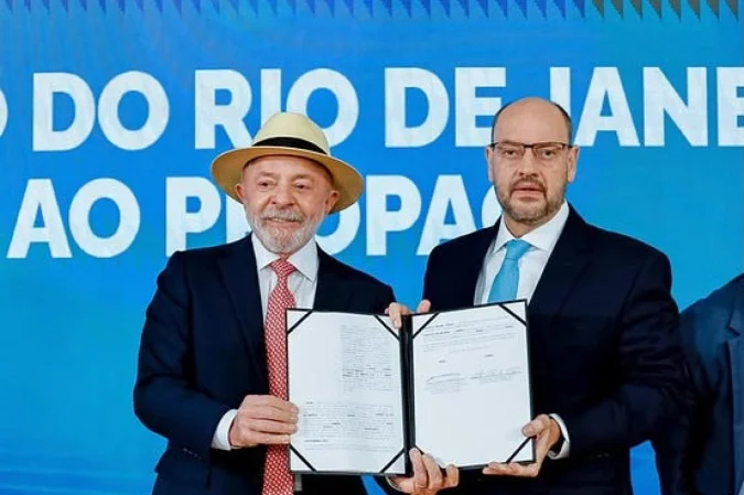 Lula e Ricardo Couto formalizam adesão do Rio ao Propag