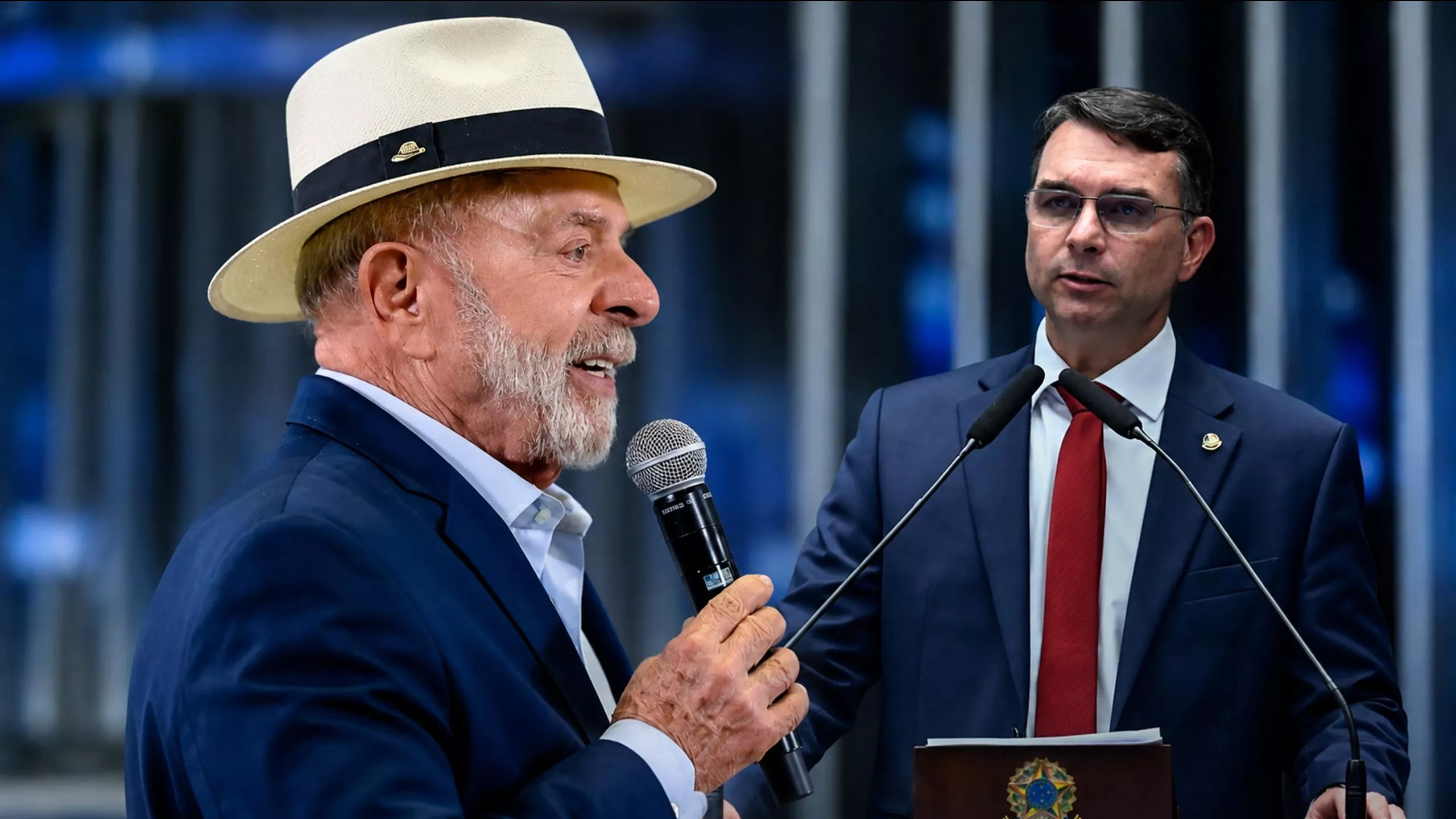 Lula tem 48,1% e Flávio Bolsonaro 42,9% no 2º turno, diz Apex/Futura