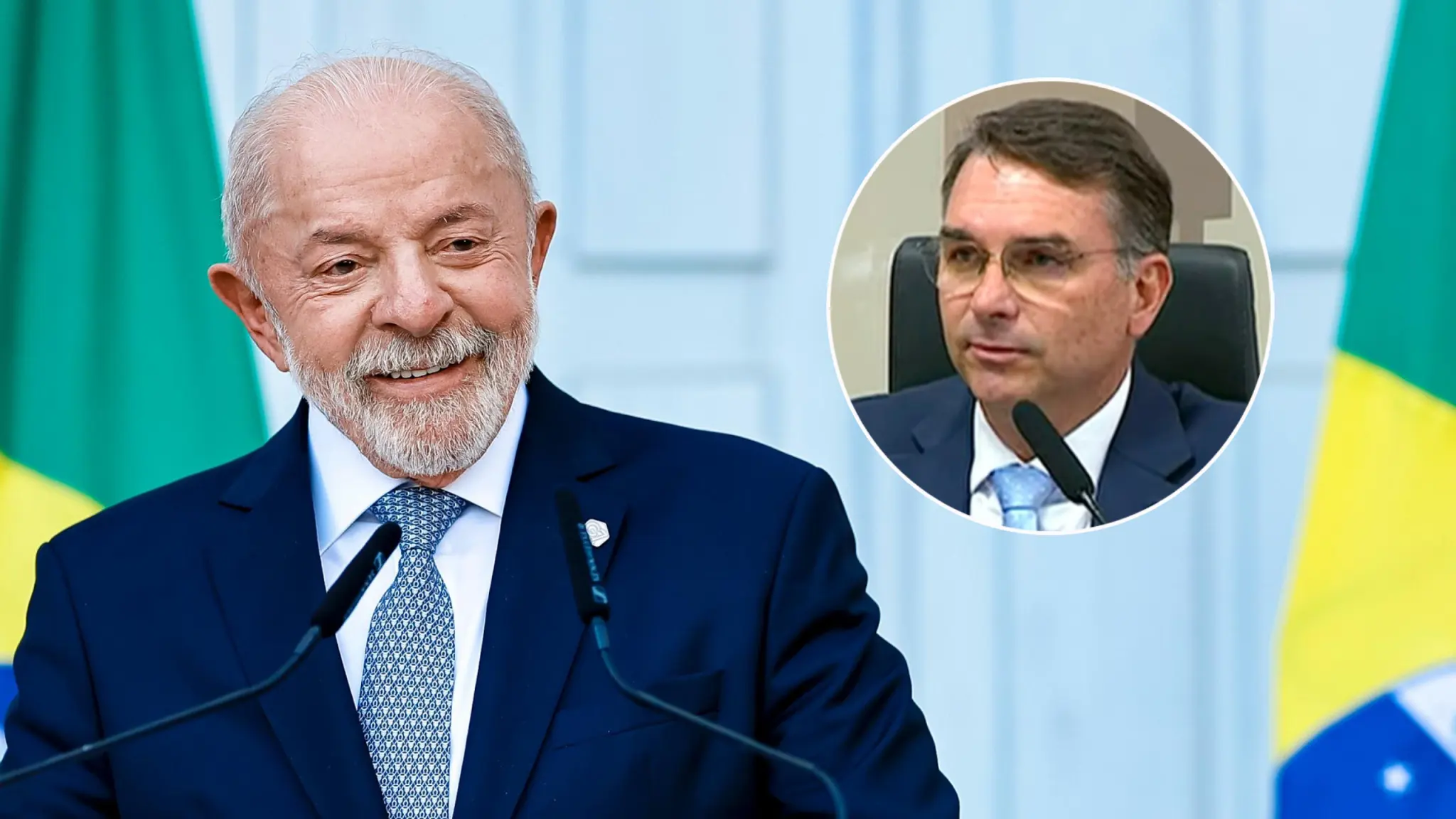 Lula lidera primeiro turno com 40% das intenções de voto e aparece à frente de Flávio Bolsonaro no segundo, aponta Real Time Big Data