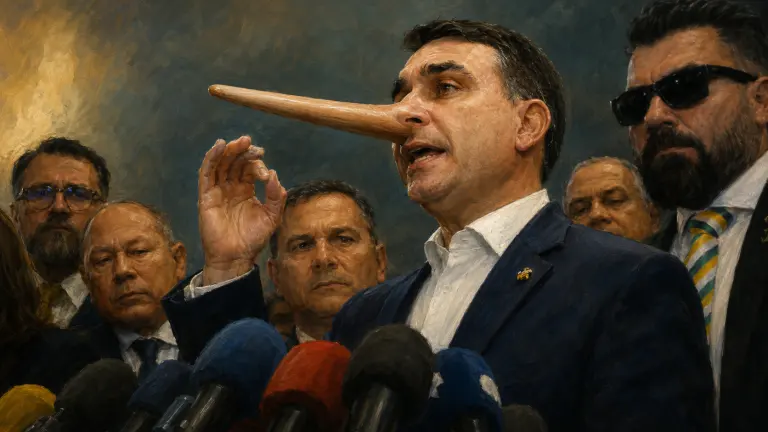 Ação judicial de partidos de esquerda pede que big techs removam fake news de Flávio Bolsonaro sobre urnas eletrônicas