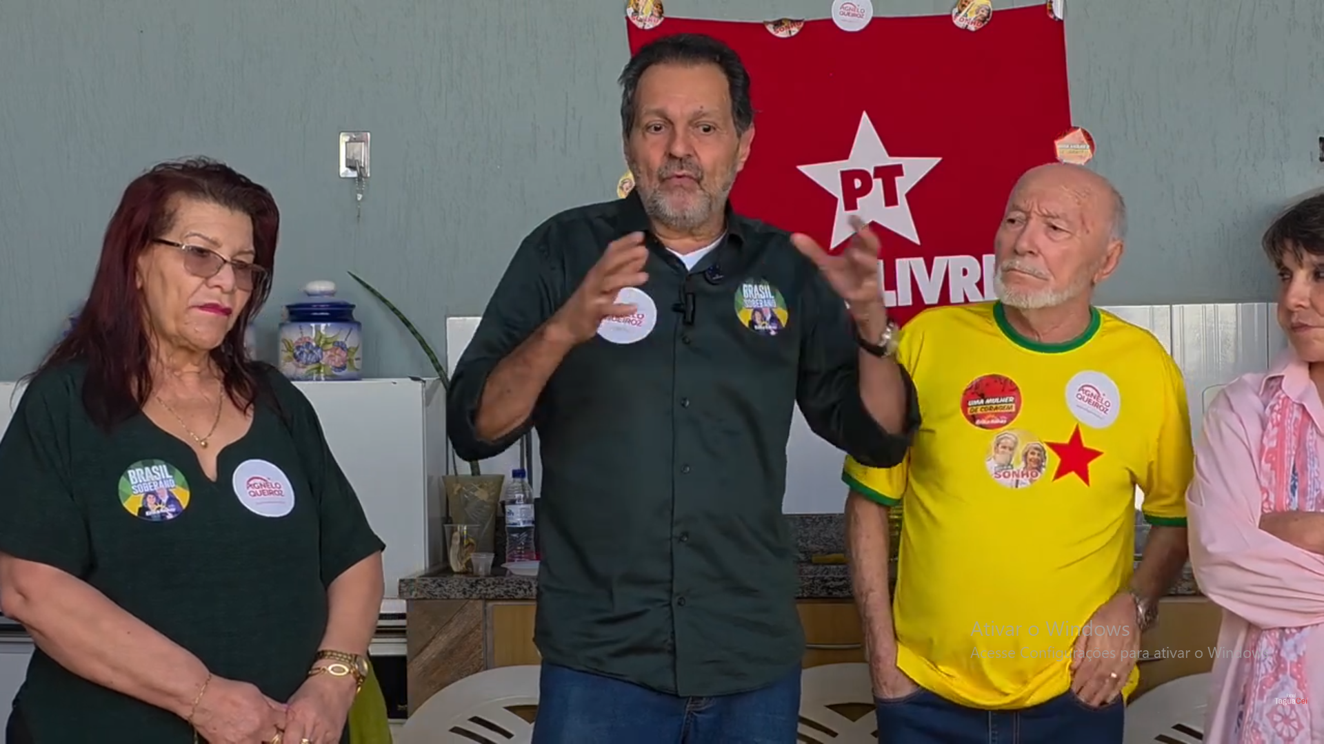 Pré-candidato a deputado federal, Agnelo Queiroz, participa de café da manhã com moradores de Ceilândia; ‘A gente pode ajudar a trazer recursos para Brasília’