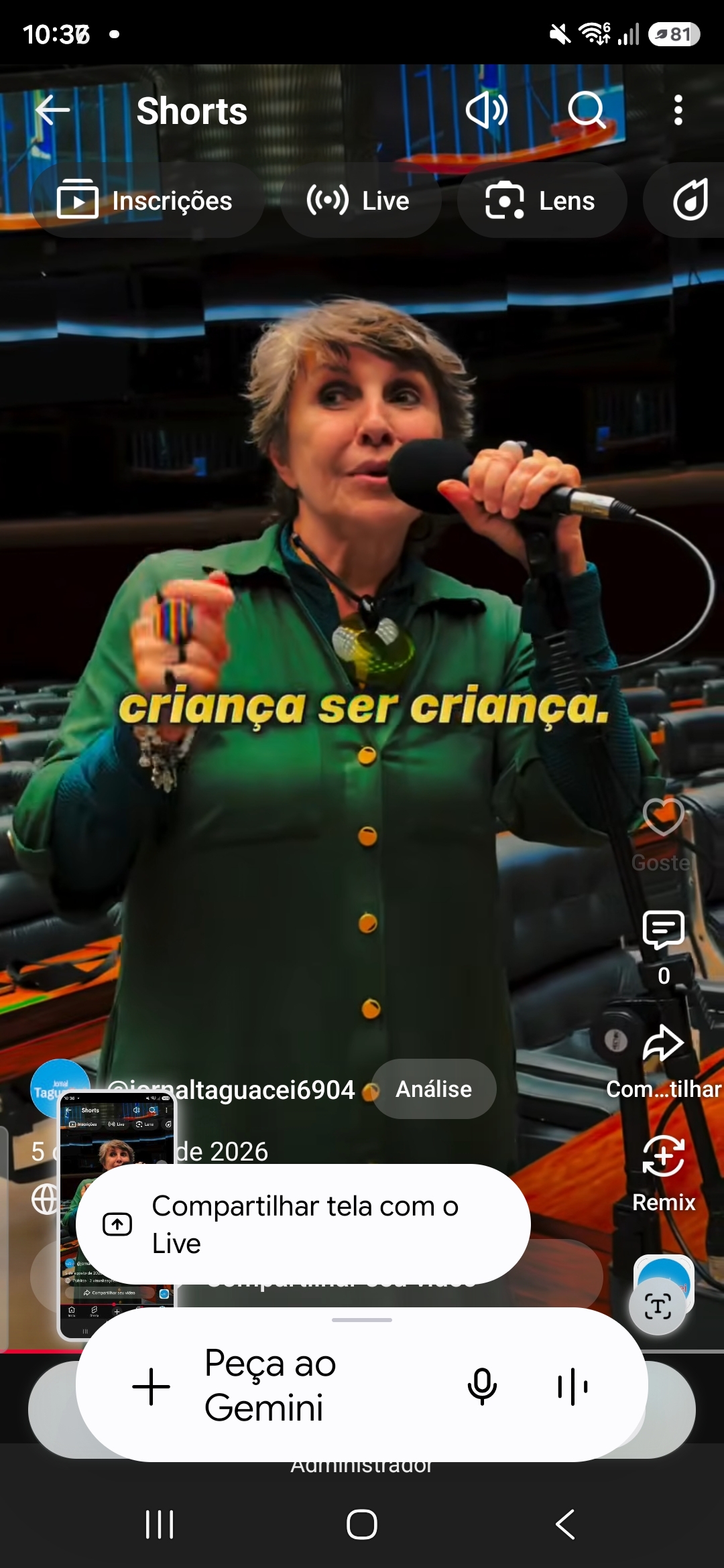Erika Kokay relembra trajetória de luta desde a juventude e destaca 7resistência em defesa da democracia