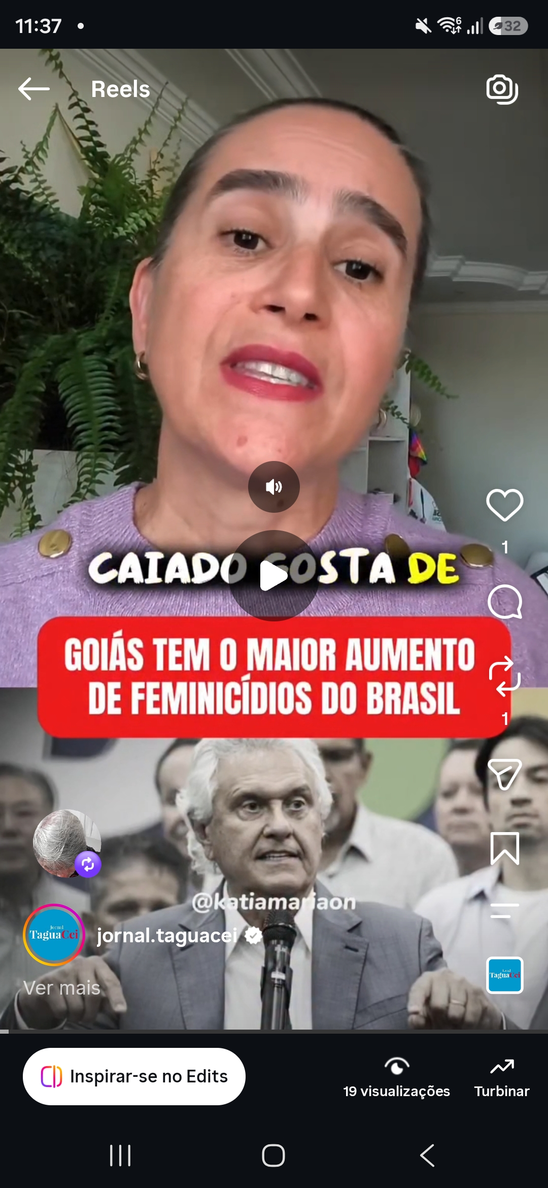 A candidata a deputada estadual pelo PT de Goiás, Kátia Maria, criticou a postura do governador Ronaldo Caiado