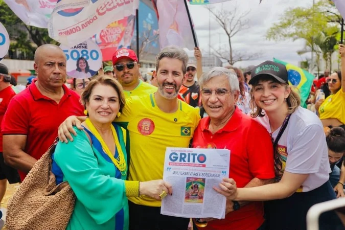 Leandro Grass participa do Grito dos Excluídos e apresenta propostas para mulheres e moradia