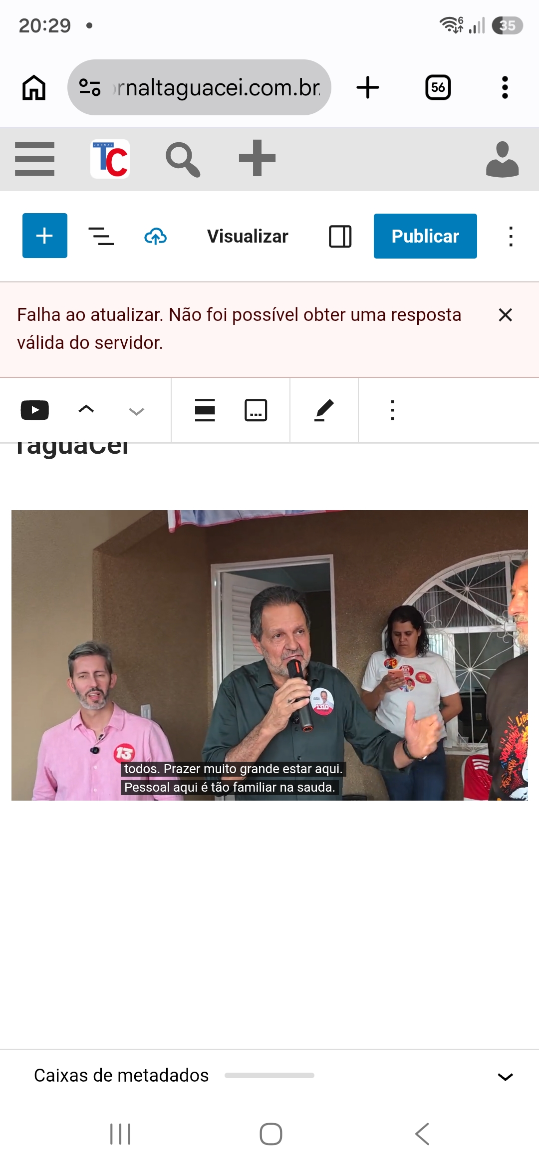 Agnelo Queiroz inaugura comitê na QNN 7, em Ceilândia, ao lado de Jaci Afonso e Leandro Grass