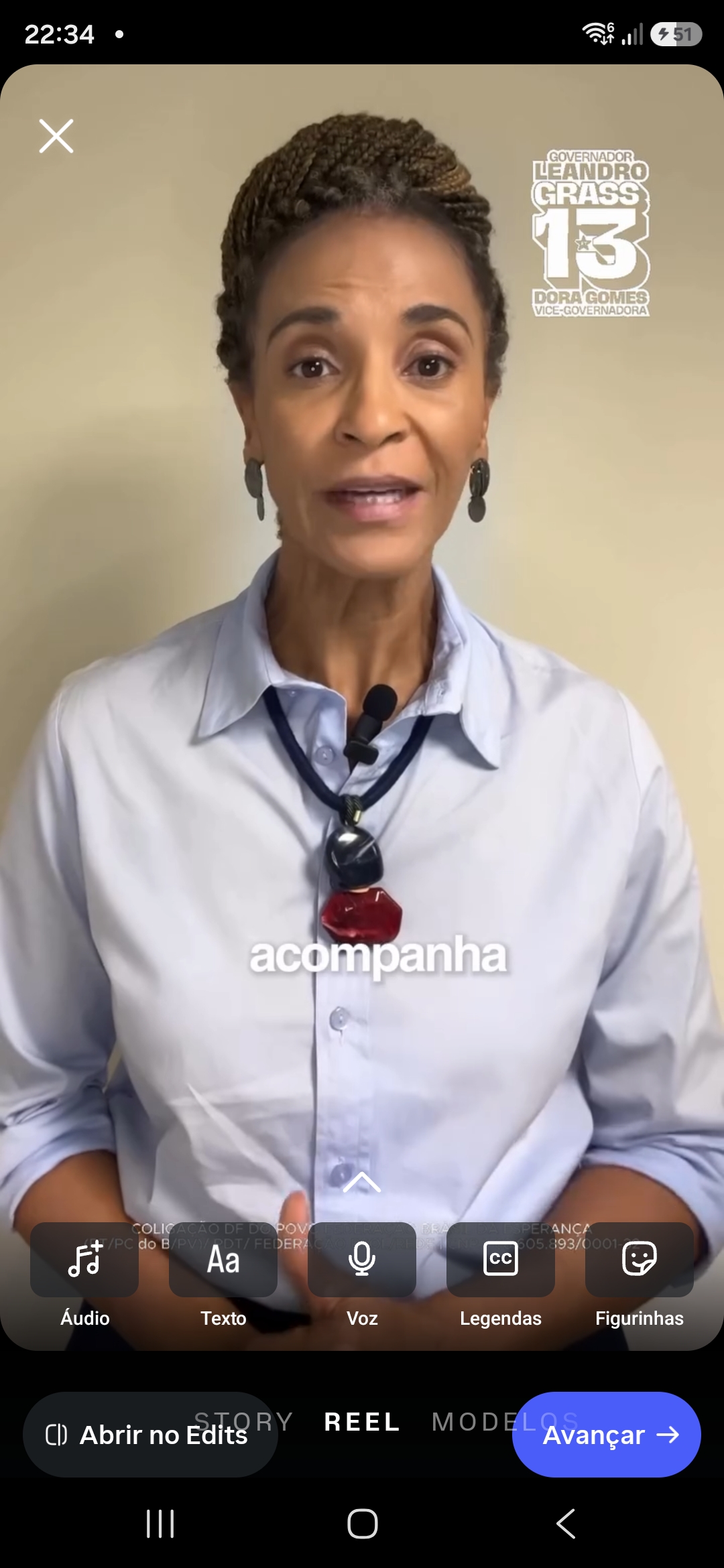 Vice de Leandro Grass explica qual deve ser o papel de uma vice-governadora no governo