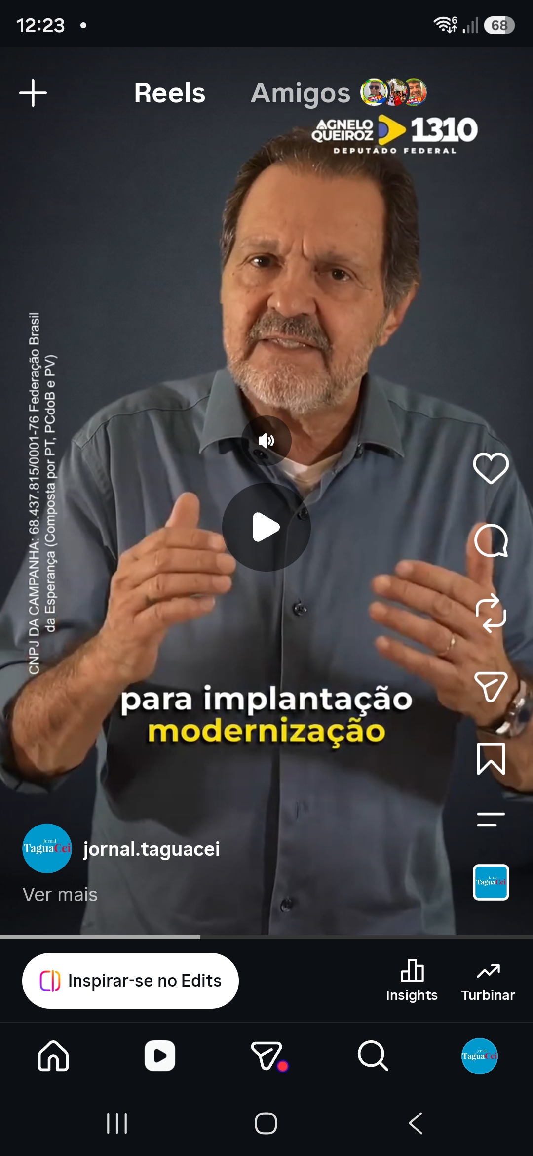 O candidato a deputado federal Agnelo Queiroz destaca a importância das pequenas e médias empresas para o desenvolvimento econômico e para a geração de empregos.