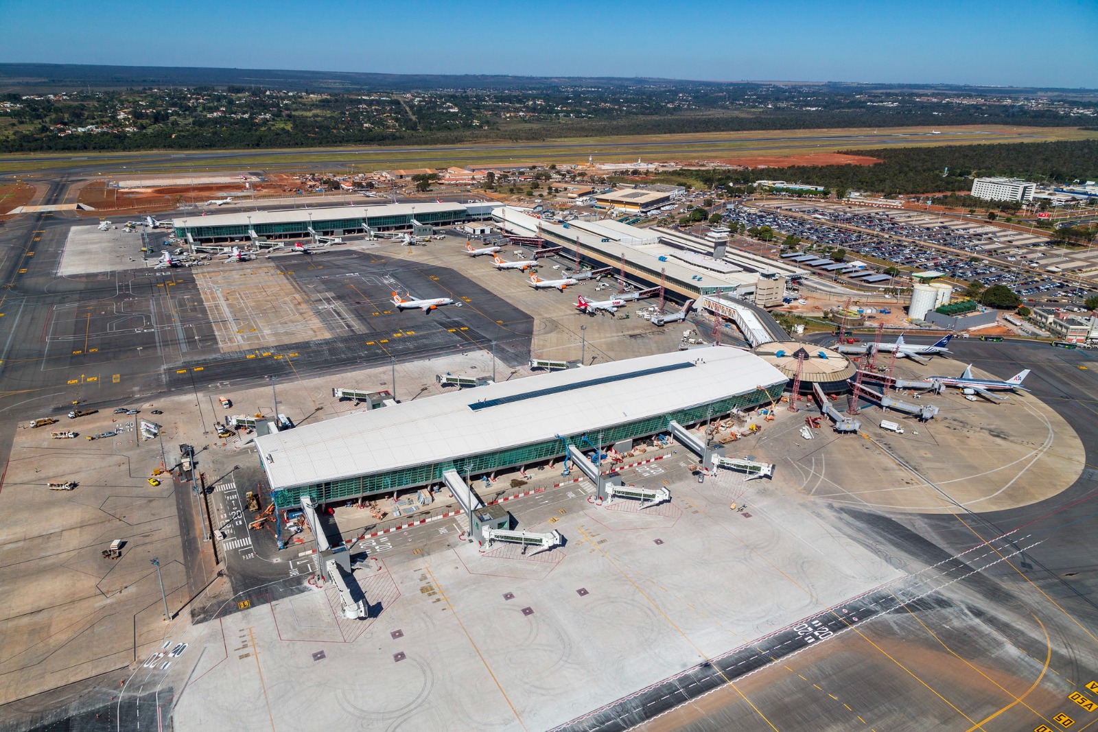 Passageiros com voos neste domingo (6) devem chegar mais cedo ao Aeroporto de Brasília