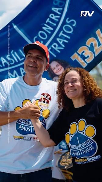 Ricardo Vale participa de mobilização contra maus-tratos aos animais no Eixão do Lazer