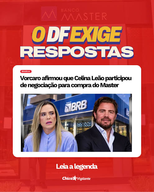 Chico Vigilante cobra explicações de Celina Leão após novas mensagens de Daniel Vorcaro