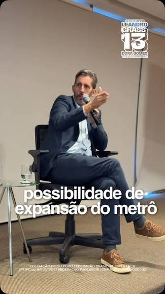 Leandro Grass defende expansão do metrô e criação de trens de superfície e VLT no DF