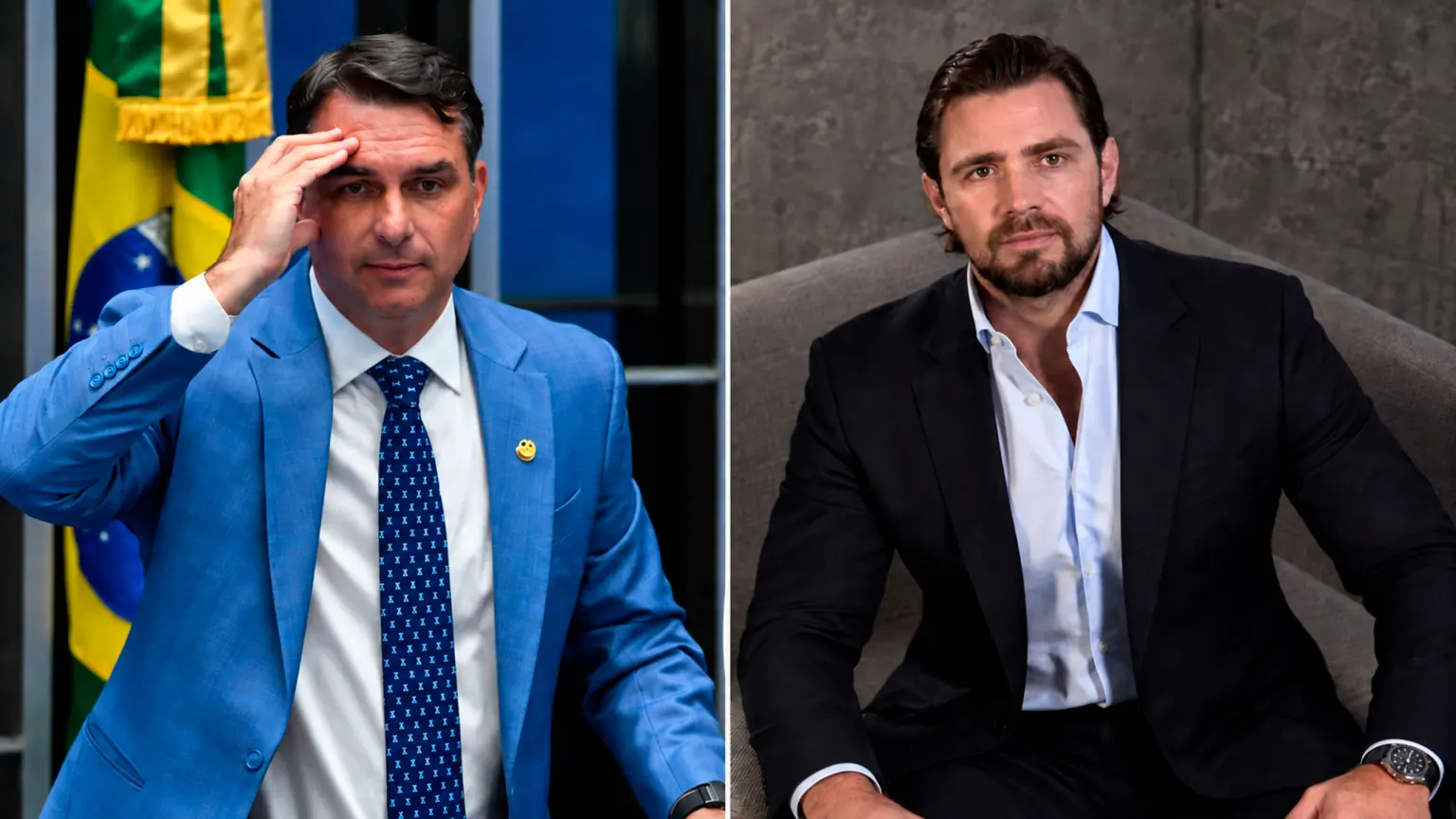 Flávio Bolsonaro viajou com a família em jatinho que tinha empresa ligada a Daniel Vorcaro entre cotistas