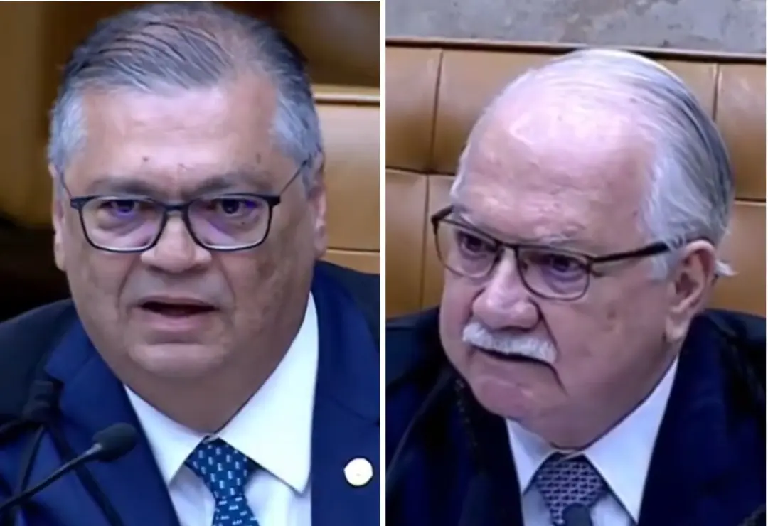 Fachin se irrita com Dino durante sessão do STF e cobra pedido de palavra