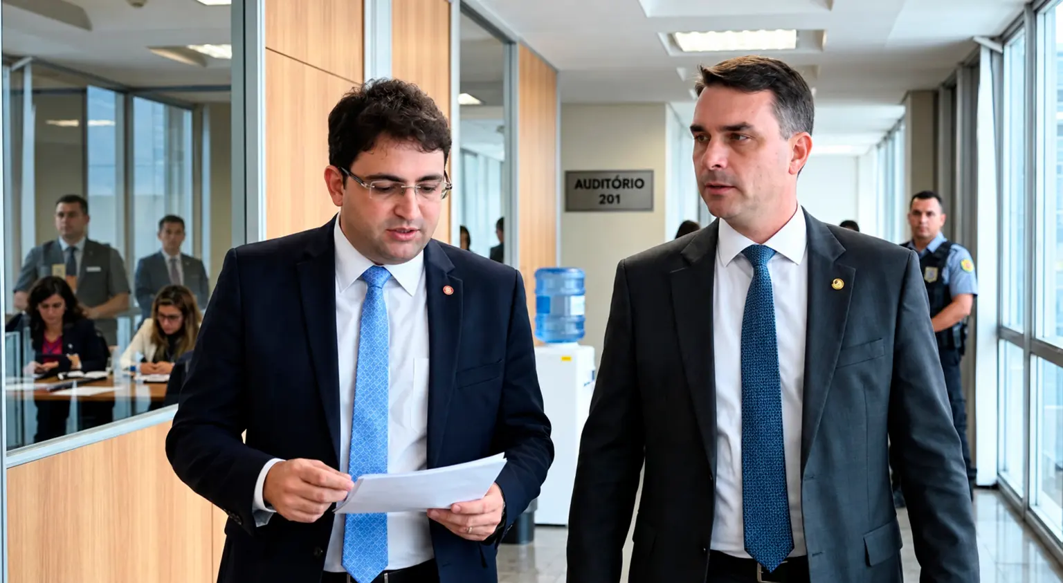 PF investiga se jato ligado a Willer Tomaz transportou Flávio Bolsonaro à Argentina