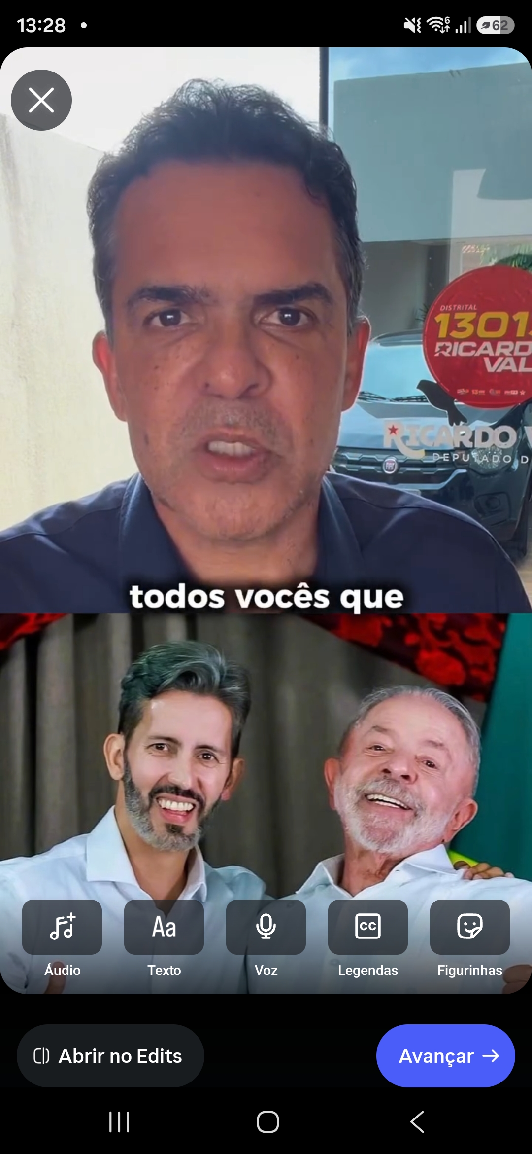Ricardo Vale pede apoio a Leandro Grass e Lula no segundo turno