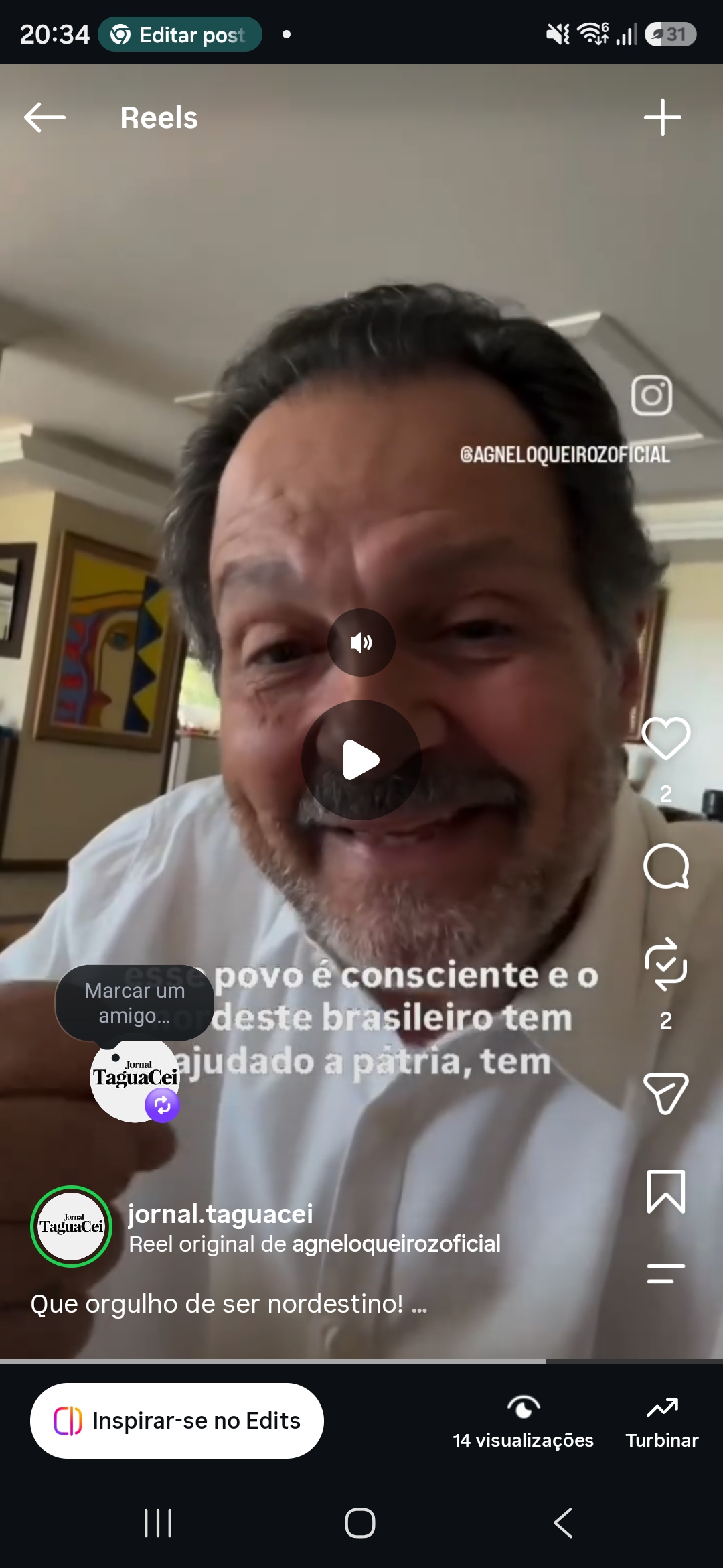 Agnelo Queiroz presta homenagem ao povo nordestino e destaca sua importância para o Brasil