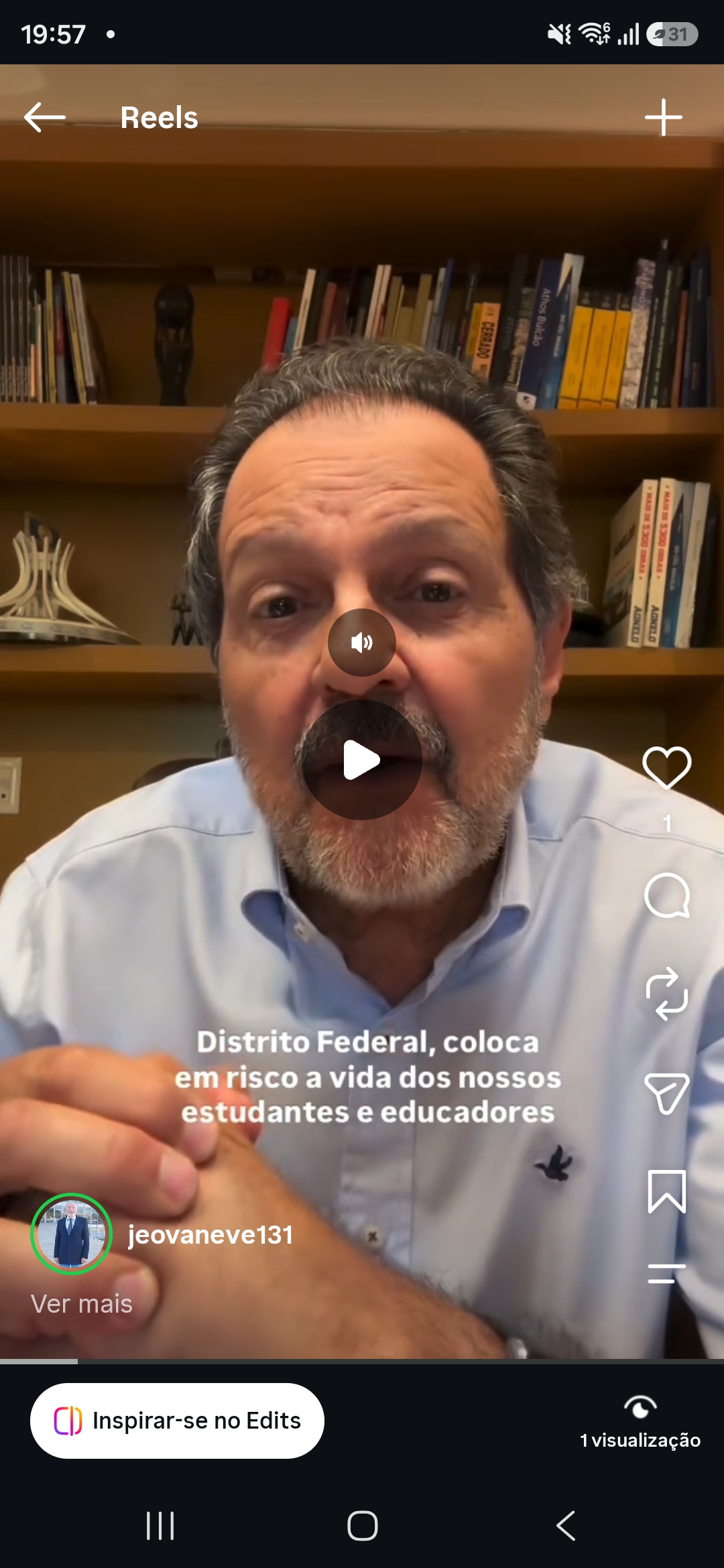 Agnelo Queiroz critica gestão de Ibaneis e Celina e aponta riscos para estudantes e professores do DF