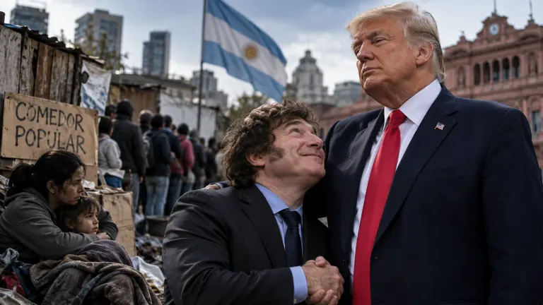 Trump exalta Milei enquanto pobreza e desemprego castigam a Argentina